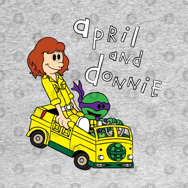 April & Donnie by Leidemer Illustration 